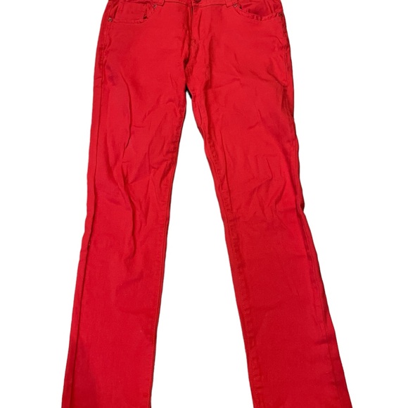 C’ Est Toi Red Label Red Skinny Jeans - Picture 2 of 5